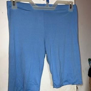 Light blue biker shorts